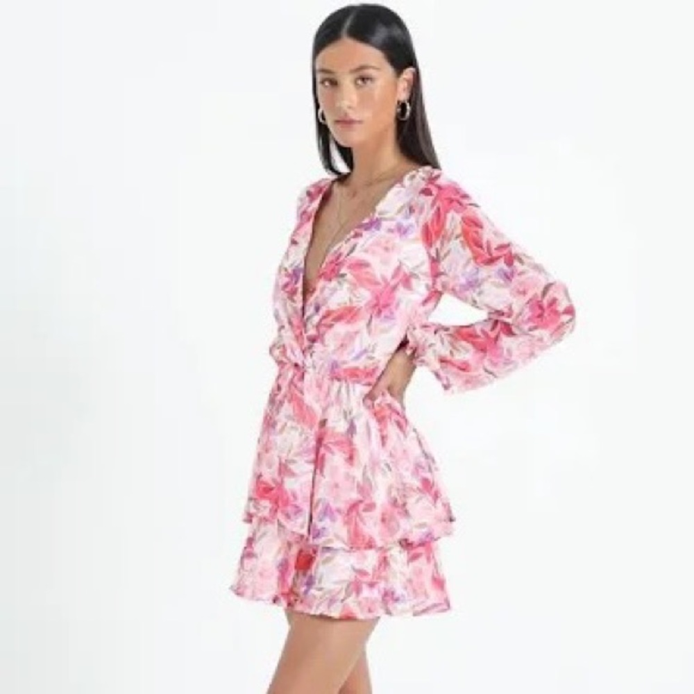 Show Po Pink Floral Dress